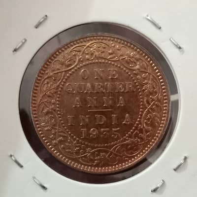 British India Quater Anna,