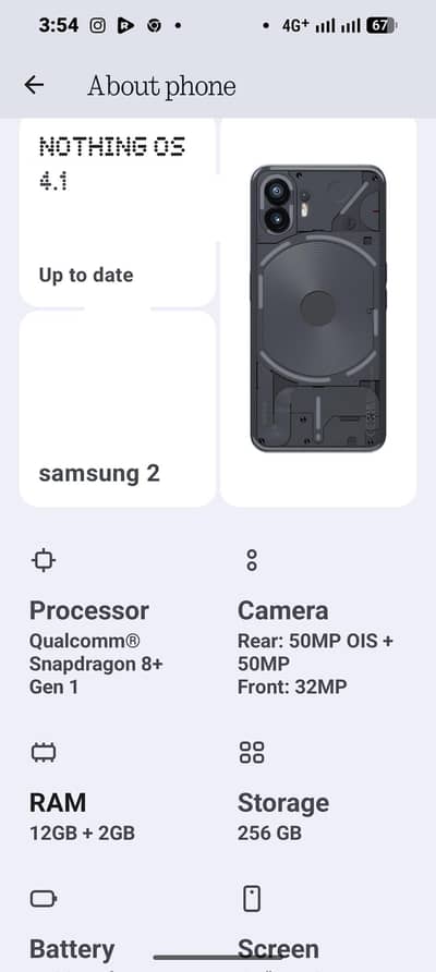 Nothing Phone 2 WhatsApp or call 03200458423