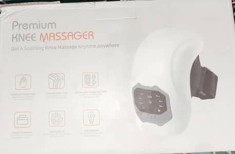 Premium Knee Massager – Rechargeable | Heat & Vibration | Adjustable