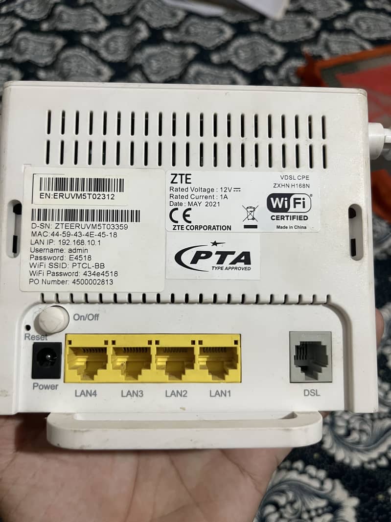 Ptcl internet device 0