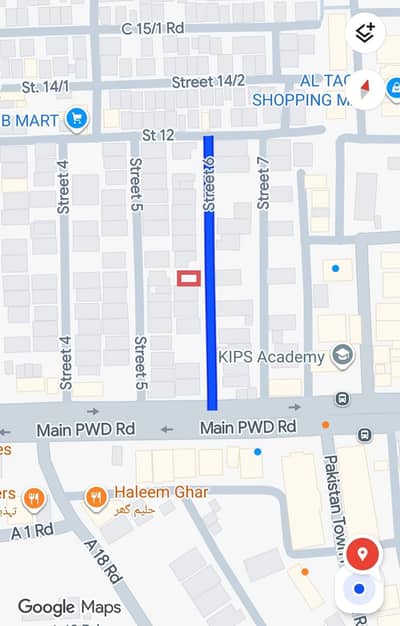 35x65, semi corner, 1 min direct from pwd double road