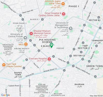 1-Kanal Single Story House for Rent in PIA Housing Society