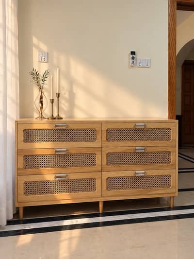 Drawer Cane Dresser