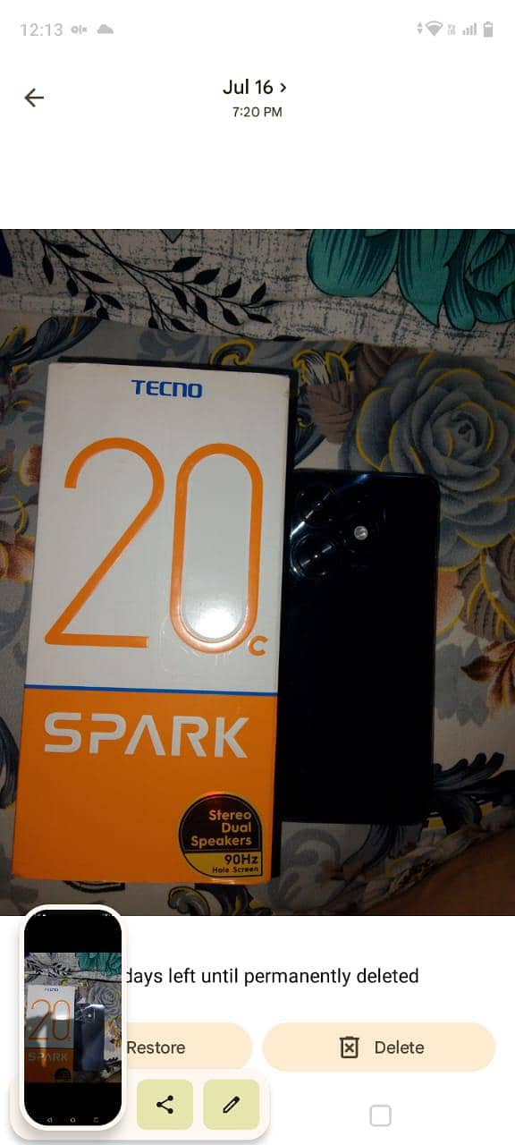 Tecno Spark 20C 0