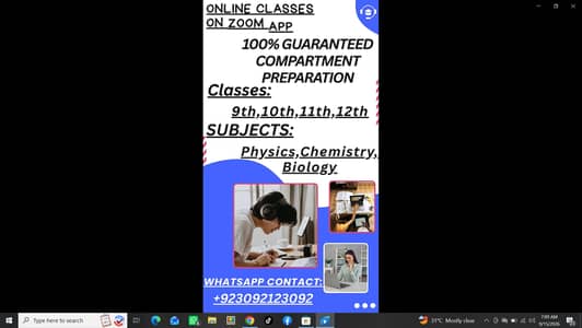 100% Guaranteed compartment preparation on Zoom app (9th-12th)