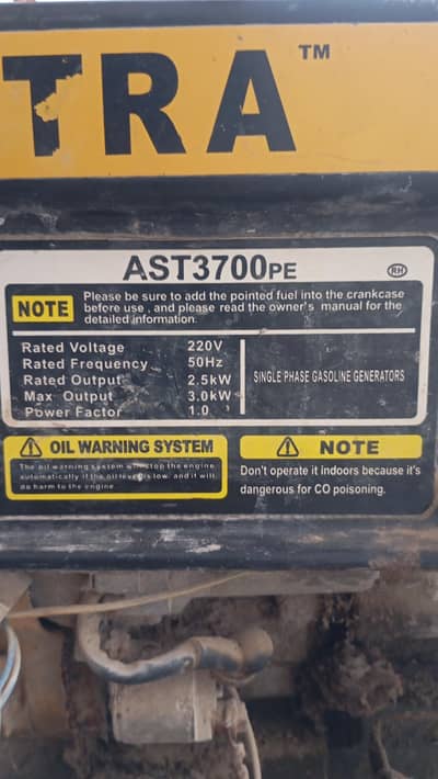 Generator For Sale – AST3700PE