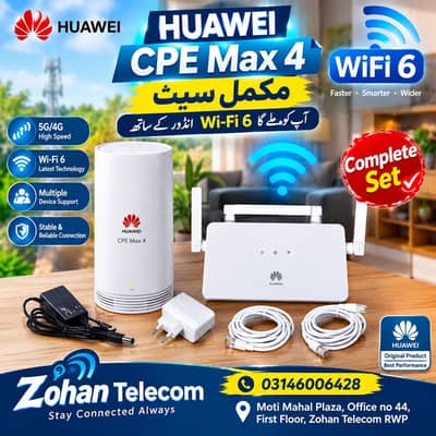 Huawei N5368x cpemax Router complete set