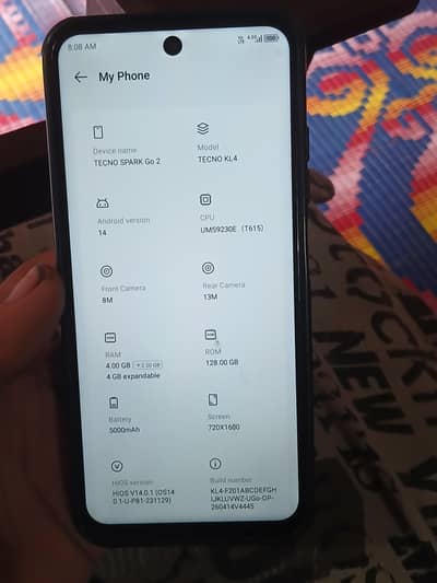 Techno mobile spark two 10/ 10. ok