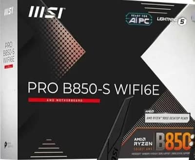 Msi Pro B850-S Wifi6e AM5 DDR5 ATX Motherboard