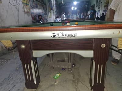 English snooker table