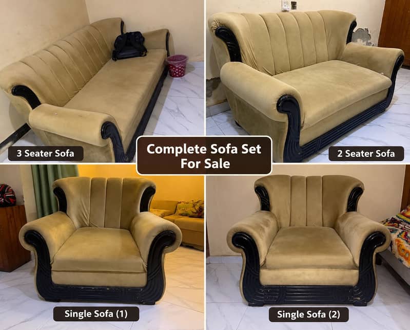 Sofa set in Good condition 0