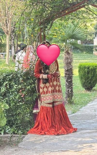 bridal mehndi dress