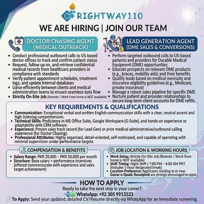 Join RightWay110! On-Site Night Shift Roles Available