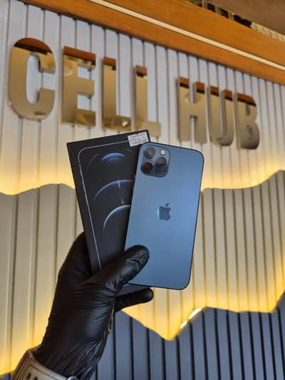 iphone 12 Pro 256GB Dual Official PTA With Box Accessories waterpack