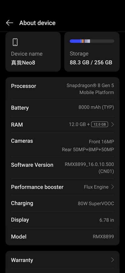 Realme NEO 8