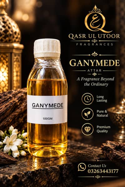 Organic Attar / Attar For Sale/ Long Lasting Attar / Ganymede Attar