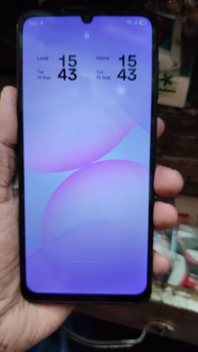 Samsung A07 4+4 128 black urgent sale