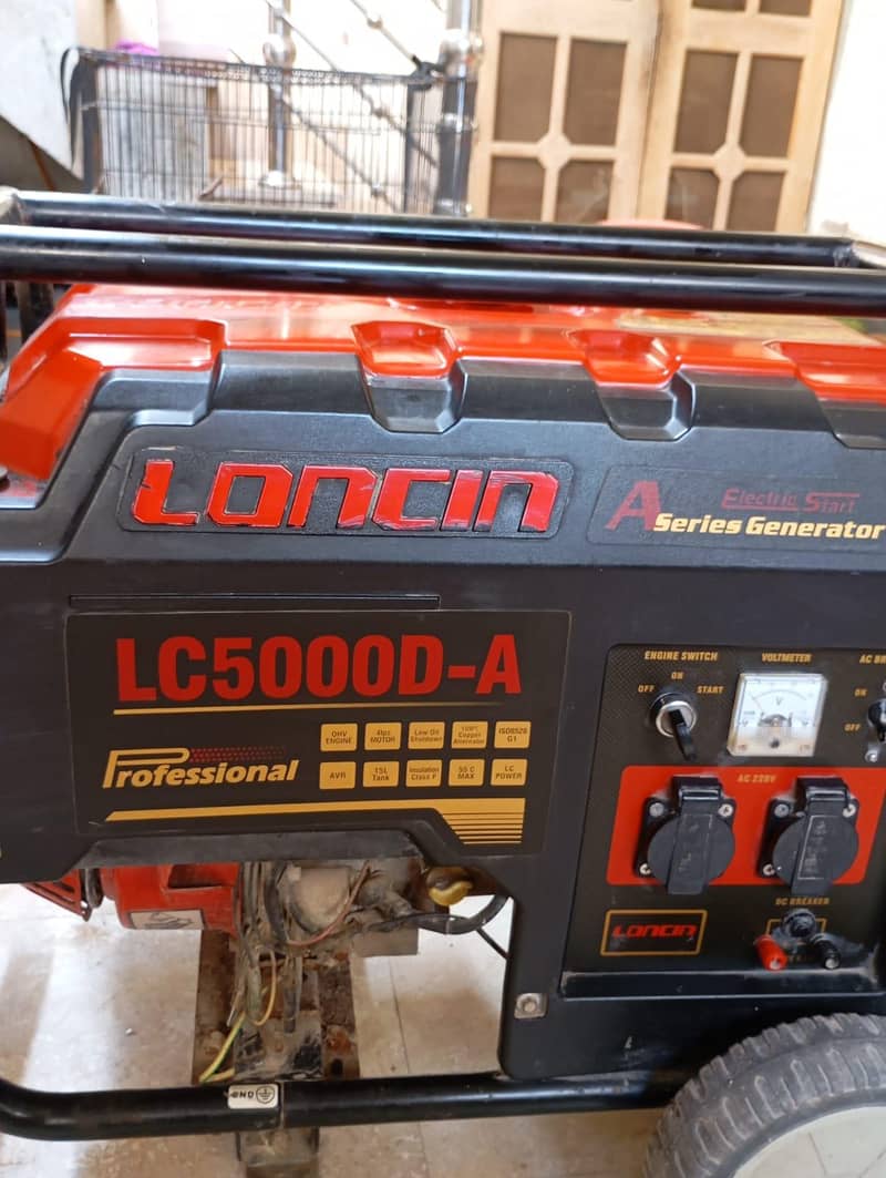 loncin generator model LC5000D-A 0