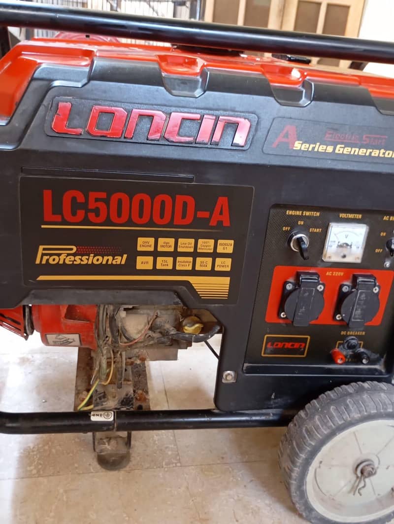 loncin generator model LC5000D-A 1