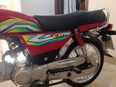 honda CD 70 cc 2024 model urgent for sale