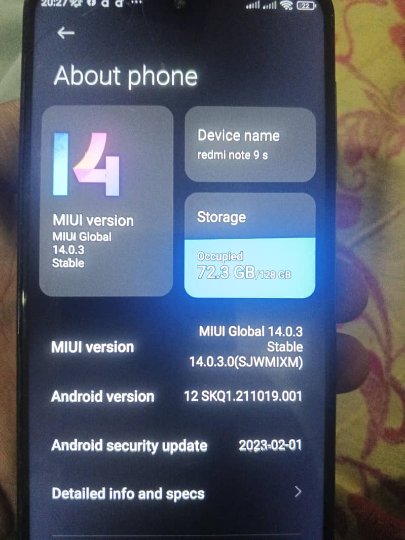 Xiaomi Redmi Note 9S 1