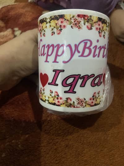 Customise name cup
