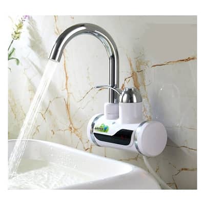 Tank-less Electric Hot Water Heater Faucet Kitchen Instant Heating Ta