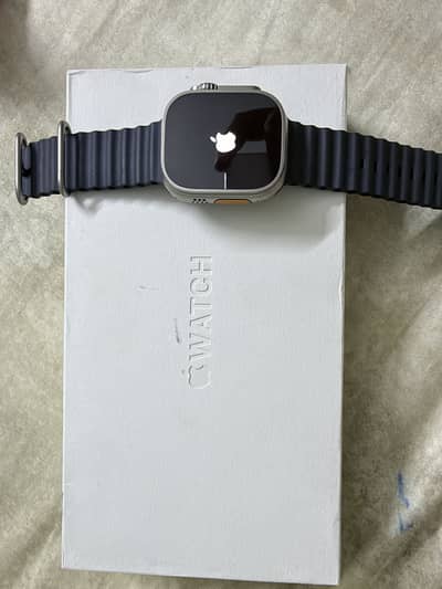 Apple Watch Ultra Titanium Case Midnight Ocean 49mm