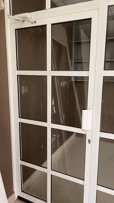 Aluminum & Glass Office Partition – 10 ft × 8.5 ft | Rs. 50,000