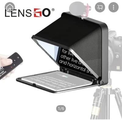 Lanzo 6.0 Teleprompter | Professional Camera Teleprompter | DSLR & Vid