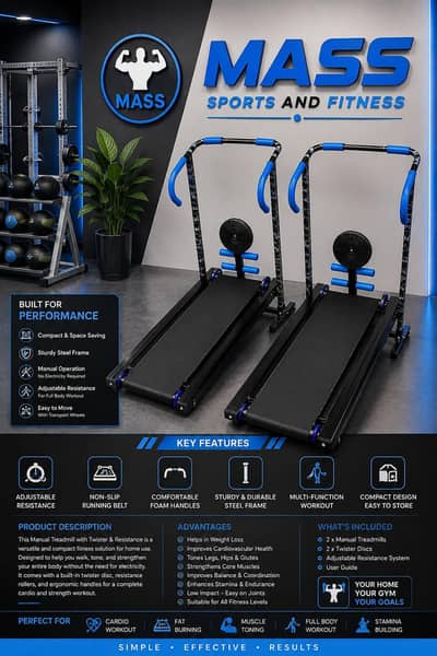 Manual Treadmill / Walking pad / treadmill / Jogging machine