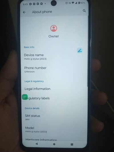 Motorola Moto G Play 2023 Model XT2271-4