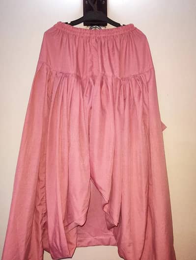 3PC peach full Patiala suit