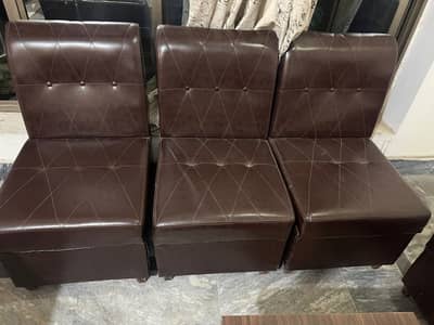 1 seater sofa x6 for home and office ( 6 single sofa)