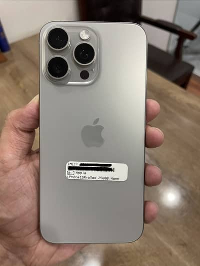 iPhone 15 Pro Max 256GB | USA JV | 100% Battery