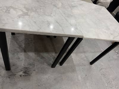 Marble Tables with MS Stands
