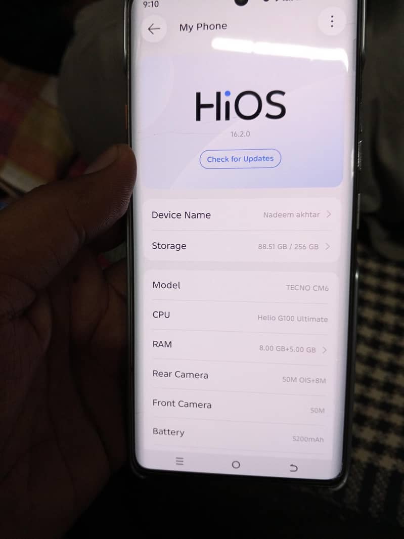 Tecno CAMON 40 Pro 6