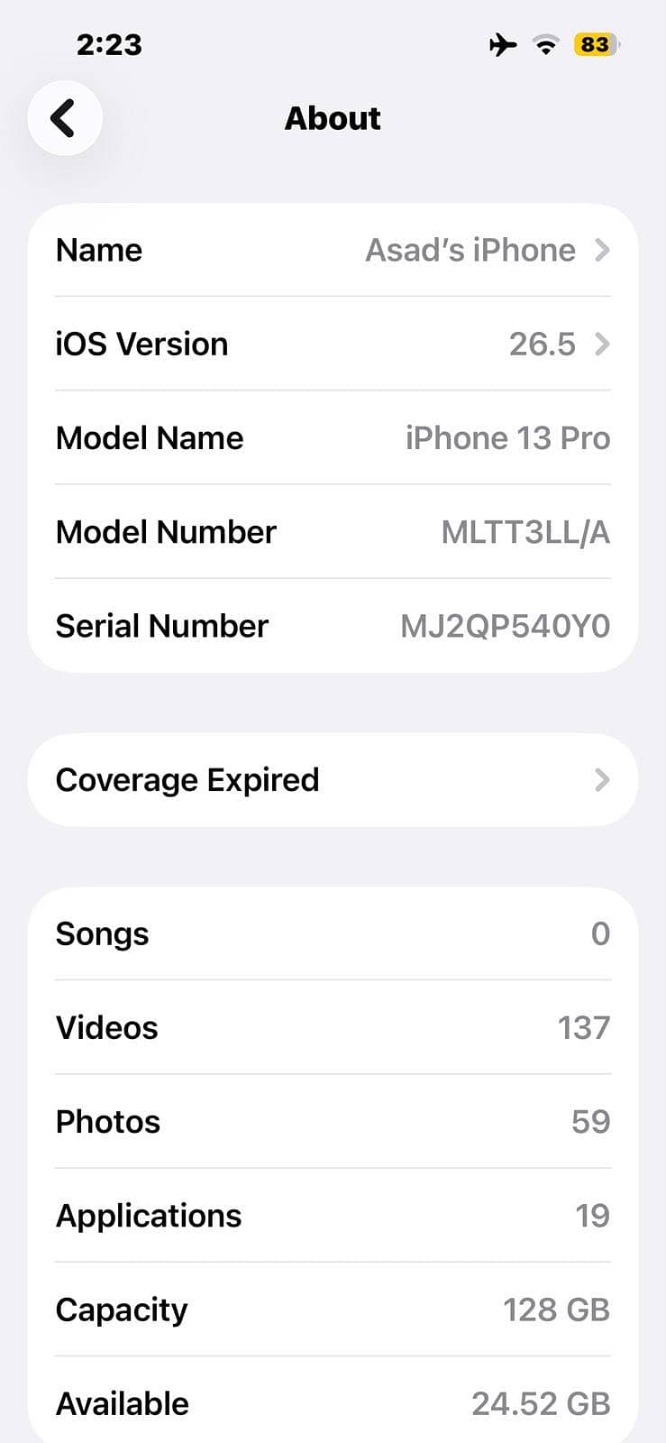 Apple iPhone 13 Pro 15