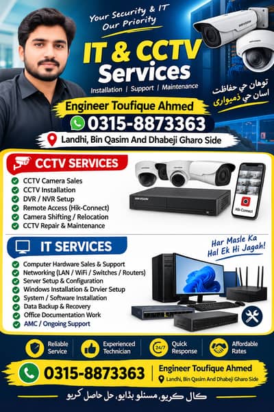 CCTV and IT Support Services