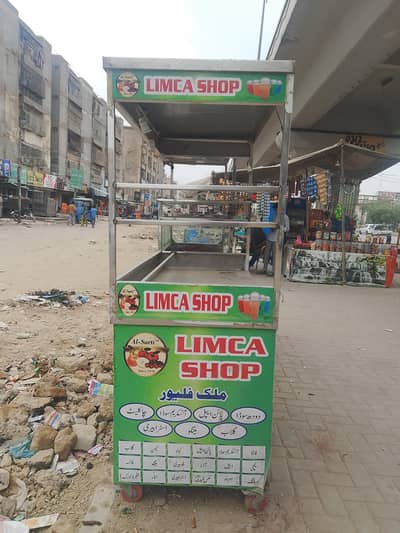 Limka counter for sale with all stuff