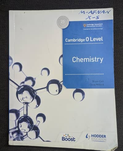 chemistry O level/IGCSE books