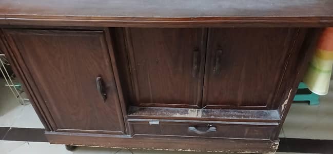 Pure Wood Heavy weight Iron Stand