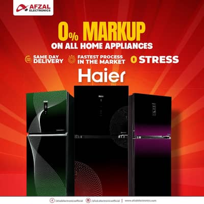Haier Refrigerator on Easy Installments | Rs. 13,650 x 8 | Okara