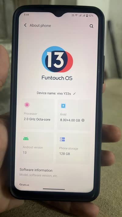Vivo Y33s 8+4-128