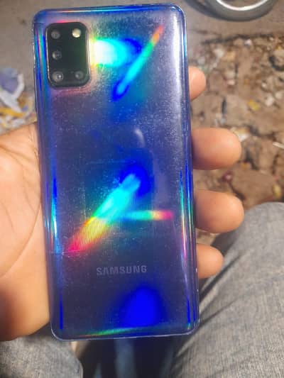 Samsung Mobile A31 4.128 original panel hai chape wala