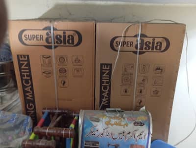 washing machine and dryer super Asia  model 240