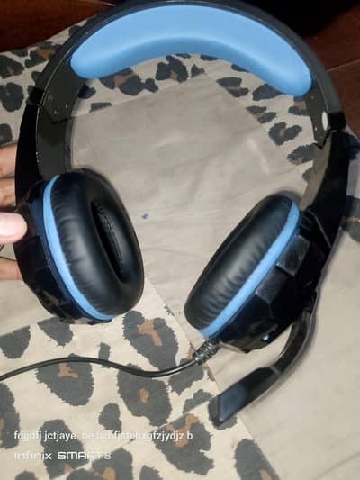 GAMING WIRED HEADPHONES WITH MIC TYPE C AND AUX