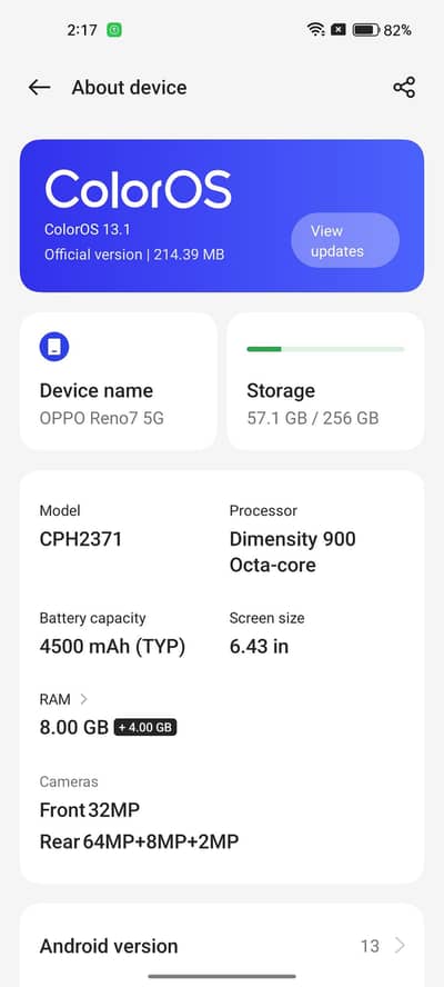 OPPO Reno 7 5G