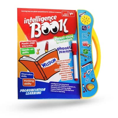 Intelligence Learning Book for Kids | Interactive Letters, Numbers