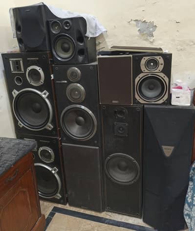 SONY, PIONEER and Wharfedale Laser range